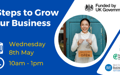 5 Steps To Grow Your Business – 8th May 2024 – Online